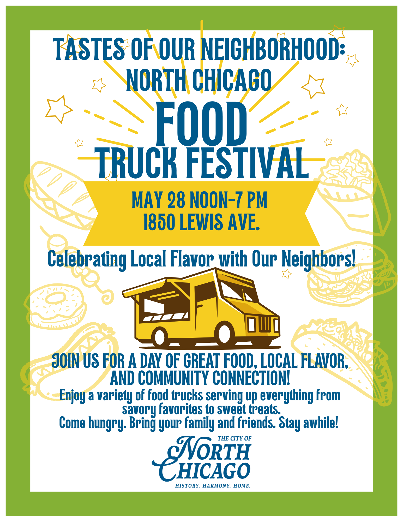 2026 Food Truck Festival Flyer